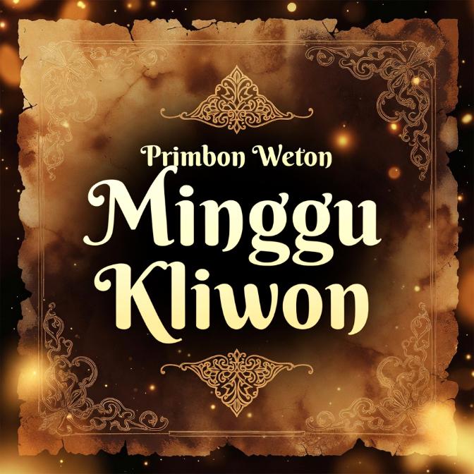 Weton Minggu Kliwon