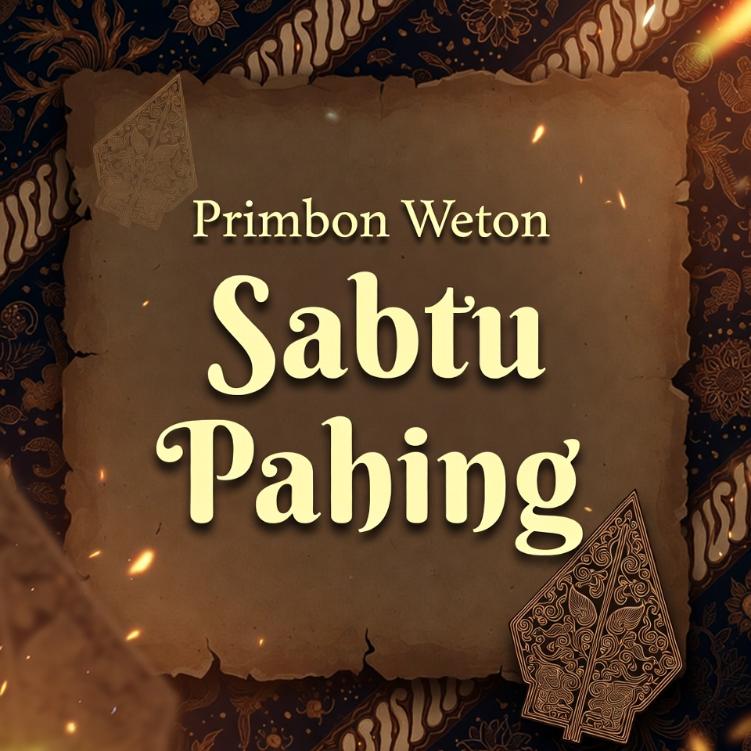 Weton Sabtu Pahing